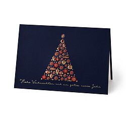 Weihnachtskarten mit edler Prgung
