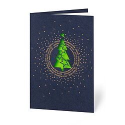 Weihnachtskarten mit effektvoller Stanzung