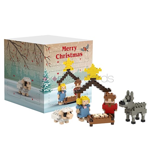Bild 1 - Adventskalender Weihnachtskrippe