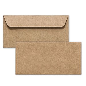 Kuvert ohne Fenster - Kraftpack