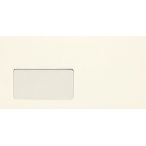 Kuvert mit Fenster - creme